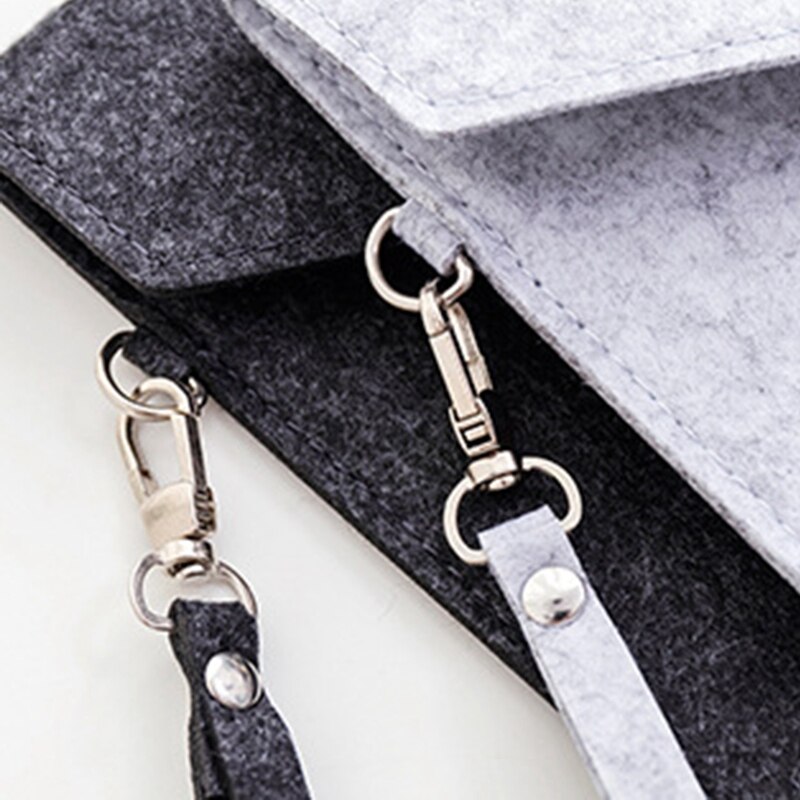 1PC Simple A4 Big Capacity Document Bag Pad Business Briefcase File Folders Chemical Felt Filing Products