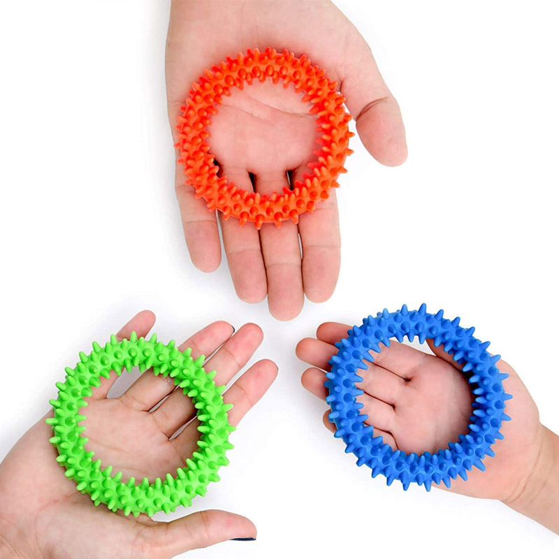 stachelig Sensorischen Armbinde Figet Ringe betonen Linderung Angst Autismus Spielzeug игрушка антистресс Juguetes Sensoriales Para Niños