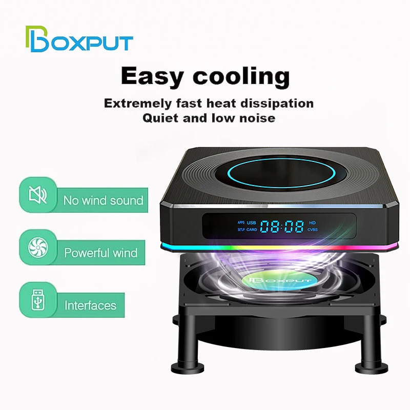 Ventilador de refrigeración para Android TV Box, enrutador, Enfriador de ordenador, Set Top Box, inalámbrico, silencioso, tvbox, Enfriador, radiador de alimentación USB, Mini ventilador