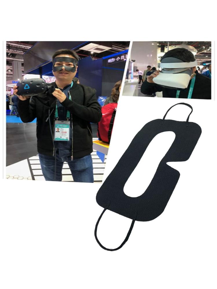 100 Pcs Hygiëne Vr Masker Pad Zwart Wegwerp Oogmasker Voor Vive 3D Virtuele Realit G6DD