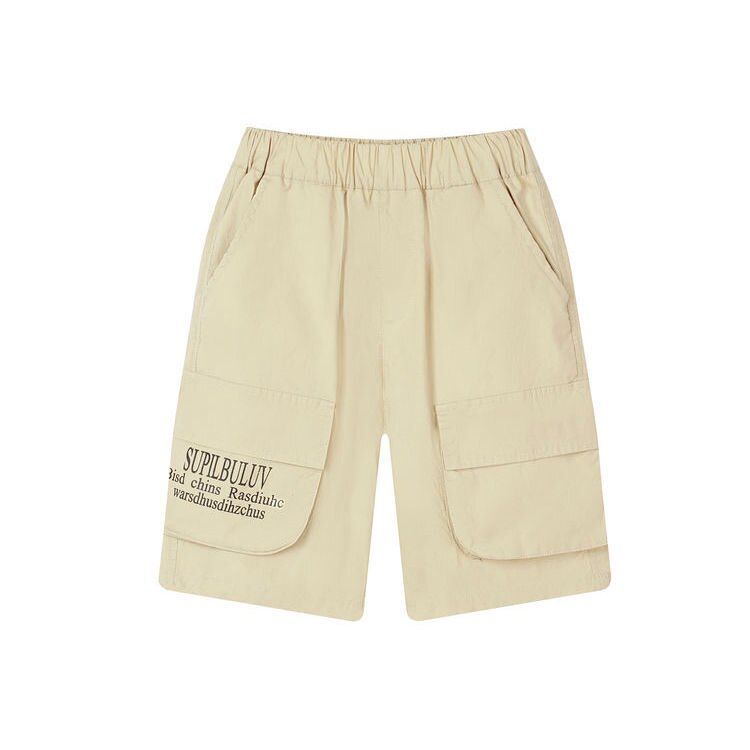 Pantaloncini per ragazzi vita elastica Casual pantaloni per neonati lunghezza al polpaccio per bambini pantaloni solidi pantaloni morbidi abbigliamento per bambini 5-14 anni: Cachi / 12