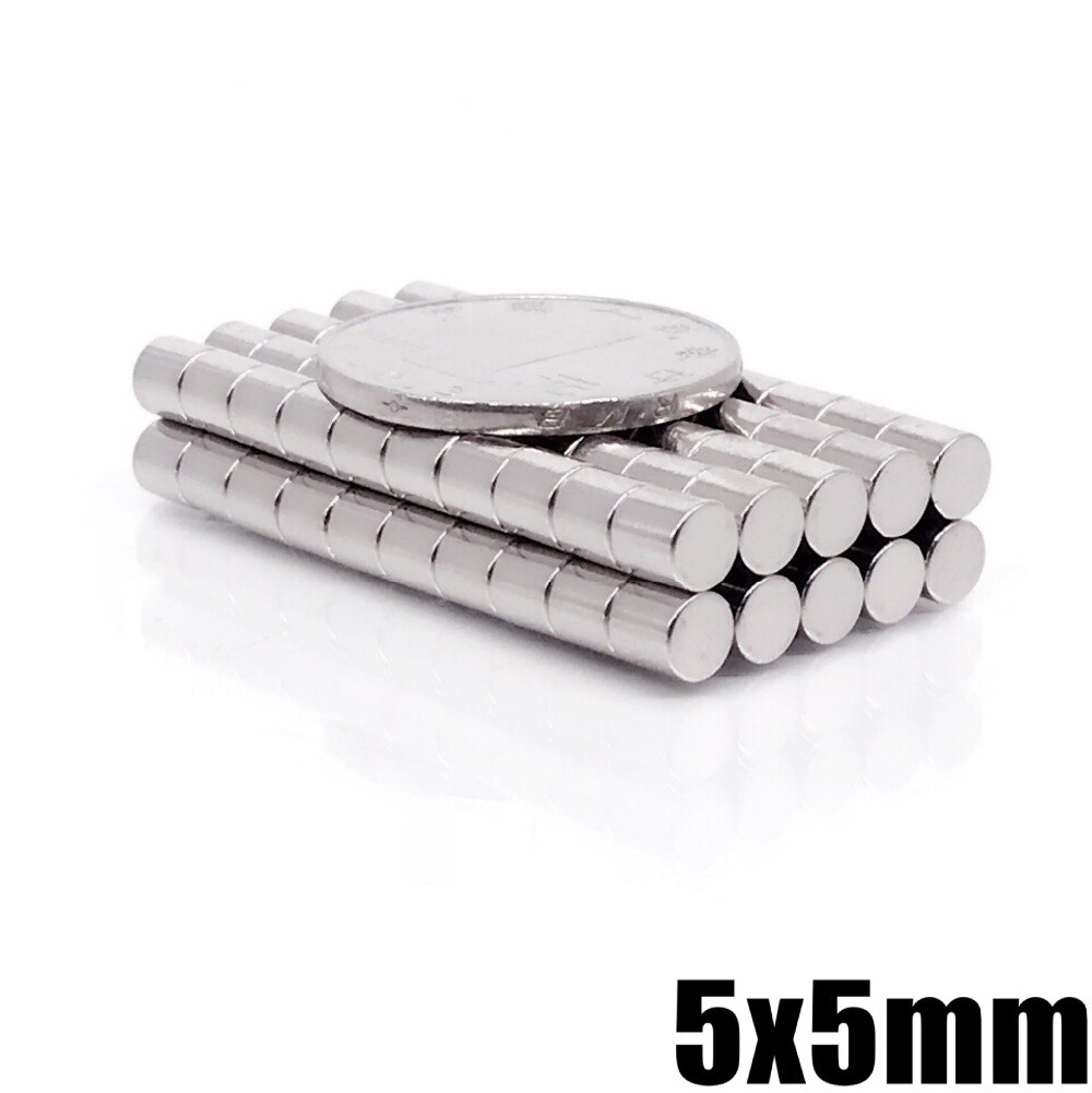 20/50/100/200/500 stücke 5x5mm neodym Magnet 5mm * 5mm starke Selten Erde neodym NdFeB dauerhaft magneten 5x5mm magnetische 5mm * 5mm
