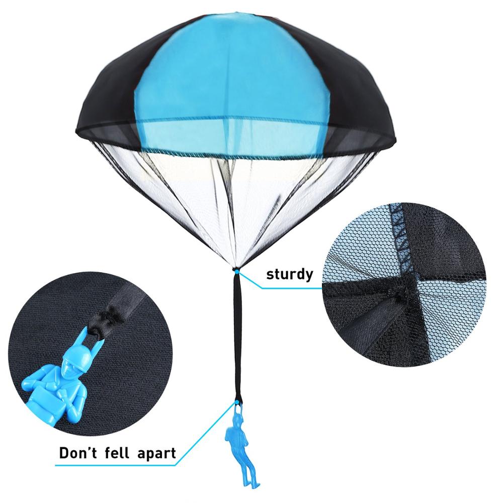 Hand Gooien Mini Spelen Parachute Paratrooper Outdoor Games Kinderen Educatief Speelgoed Met Figuur Soldaat Voor Kids