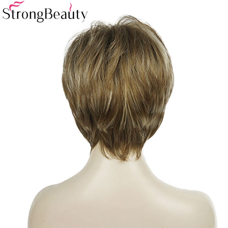 StrongBeauty Synthetic Wig Short Straight Wigs Women's Hair Natural Wig: L12-26