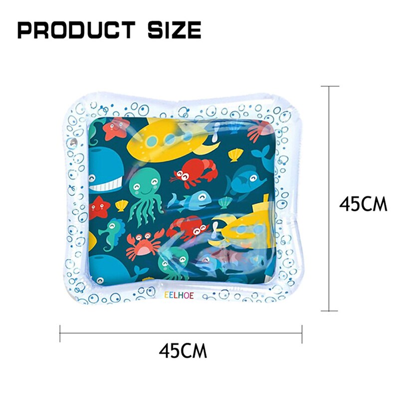 Pasgeboren Baby Water Spelen Mat Zomer Zuigeling Ijs Klopte Kussen Baby Opblaasbare Water Mat Indoor Tuin Vroeg Educatief Speelgoed