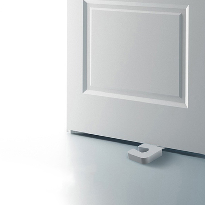 4Pcs/set Door White Plastic Door Stops Non-Slip Door Buffers for Office Home Baby Safe Floor Door Stopper Baby Care