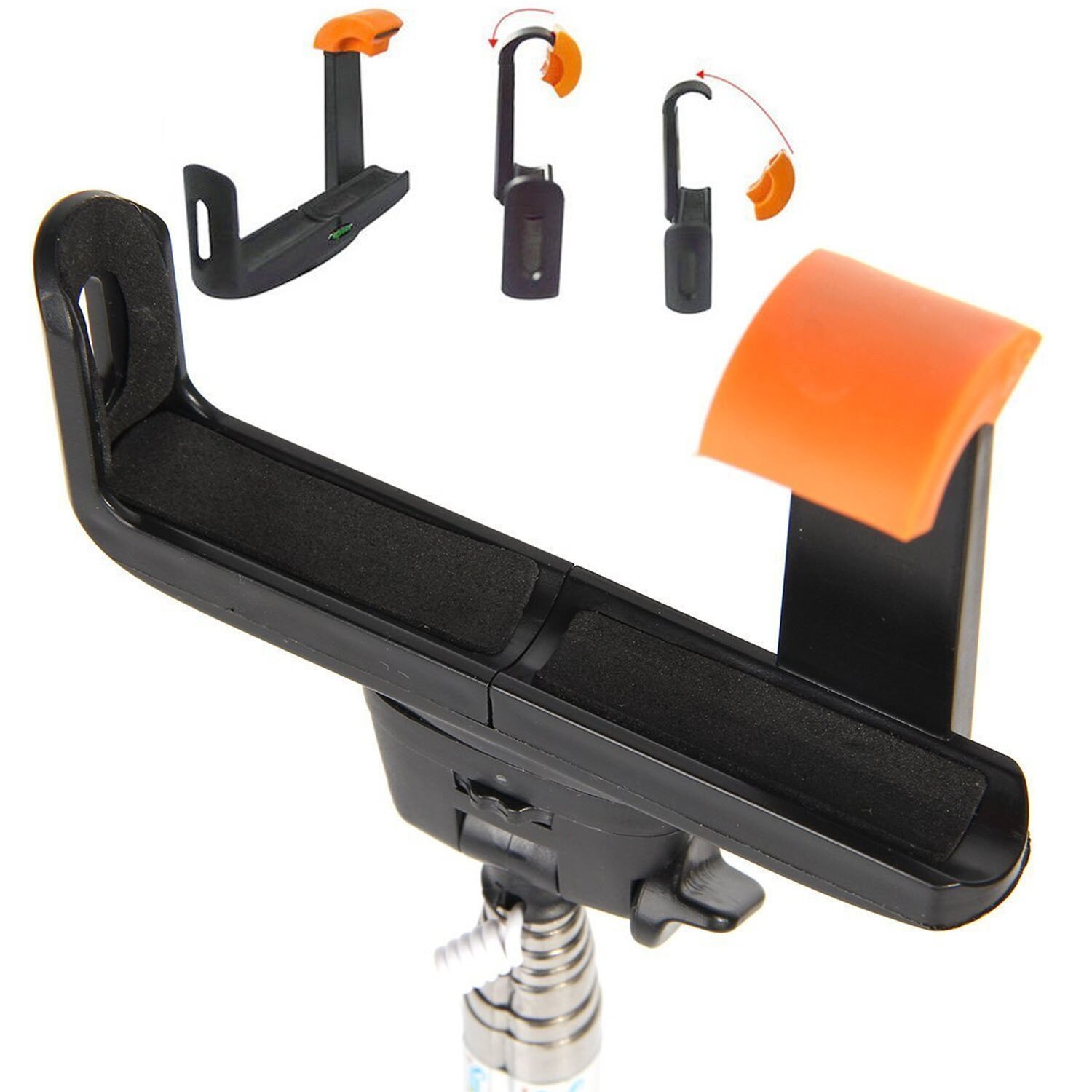 Gosear universel téléphone portable caméra Selfie bâton poteau monture pour support support monopode pince Clip