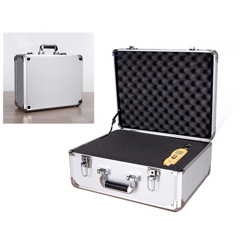 450*360*200mm Portable Safety Equipment Instrument Case Suitcase Aluminum Tool Box Impact Resistant Toolbox Tool Case with Foam