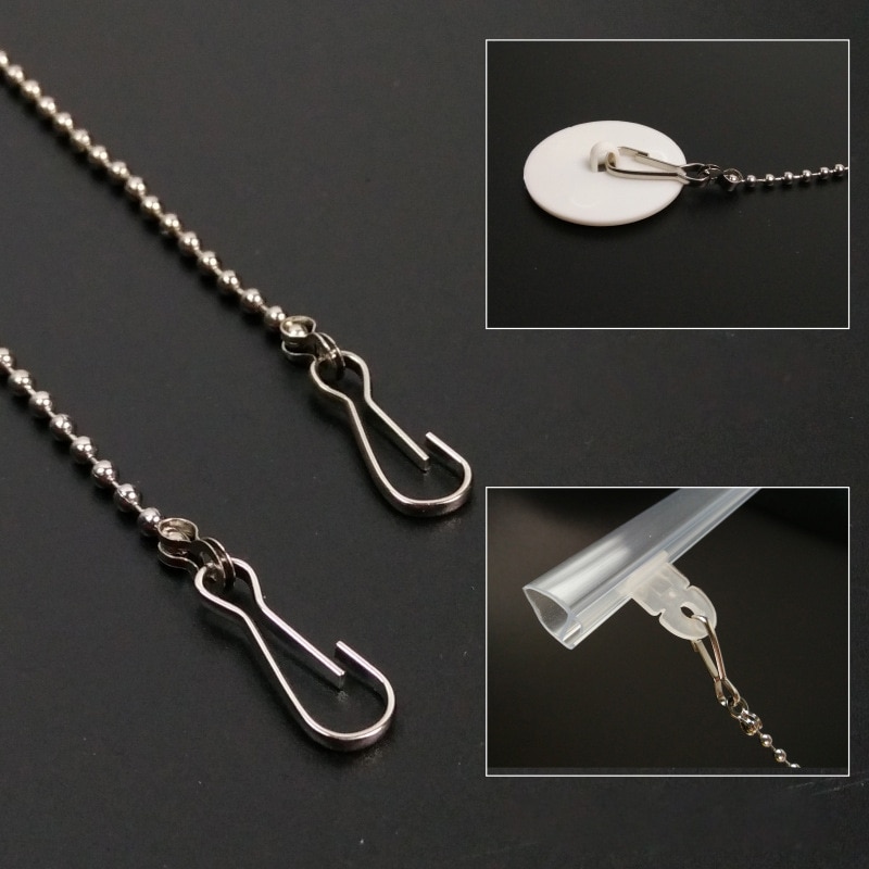 52/28/15cm Hanging flag chain poster pole hanging axle special hanging chain supermarket flag pole hanging chain hook hanging ac