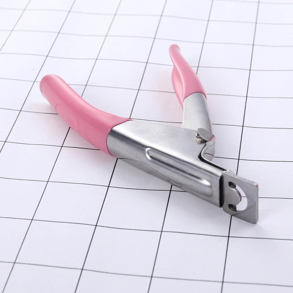 Stainless Steel Nail Art Manicure U-shape Scissors Line Edge Cutter French Tips Nail Acrylic Art Shear Clipper File Trimmers