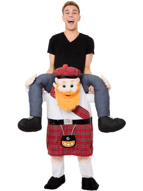 Ride på skulderen kostume ride på kostumer til fødselsdagsfest maskot jul halloween aktivitet voksen størrelse: England / M