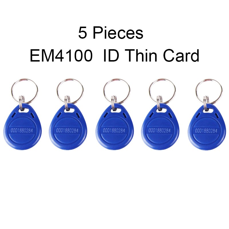 RFID Reader 125khz EM4100 USB RFID ID Contactless Sensitivity Access Control Card Support Window System USB Rfid Card Reader: EM4100  ID Keychain