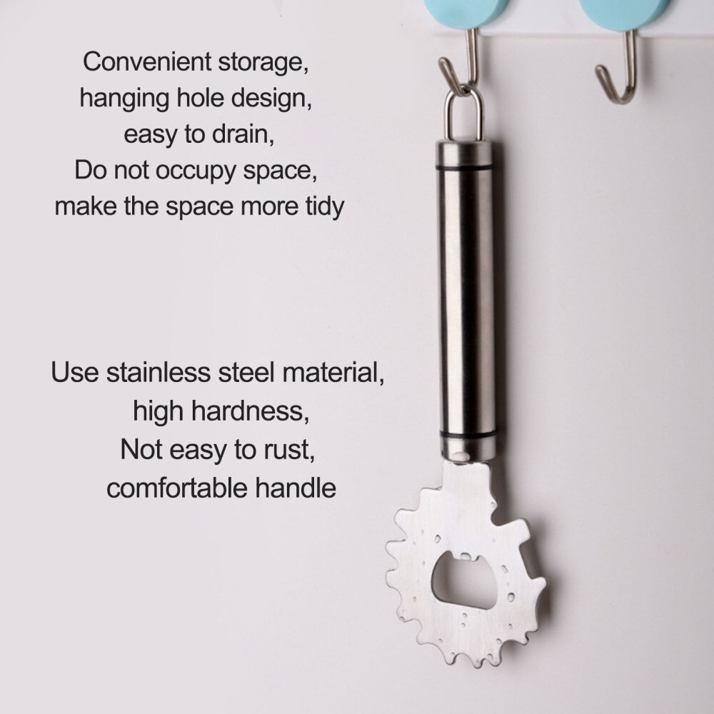 Grill Scraper Tool For Cleaning Metal Grilling Smoker Oven BBQ Brush Tools Stainless Steel With Bottle Opener Outdoor Cleaner