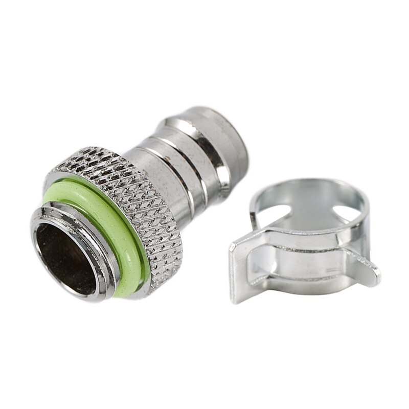 5Pcs Barb Fitting Water Cooling Radiator For G1/4 Chromed Copper Water-Cooled Heat Sink For Pc Computer