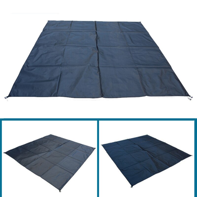 Anti-uv vandtæt hængekøje regnflue telt presenning, hængekøje baldakin 210t ripstop nylon materiale, camping, vandring essentielt udstyr: Sort