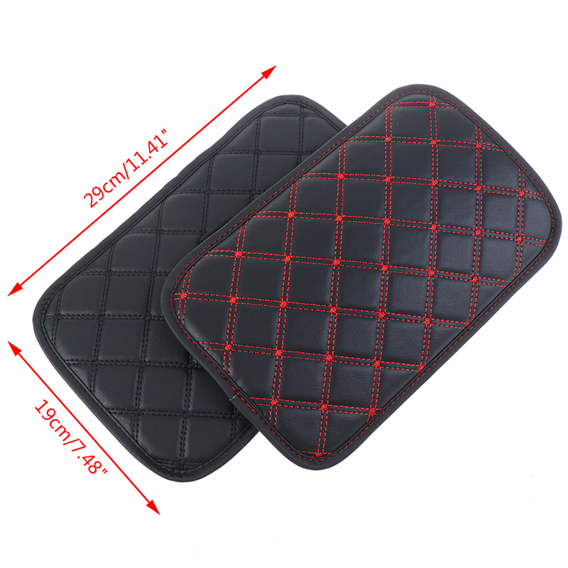 Universal 1 pieza de cuero Funda de consola central para el apoyabrazos del coche funda de apoyo del brazo para la mayoría de vehículos SUV camión Interior del coche