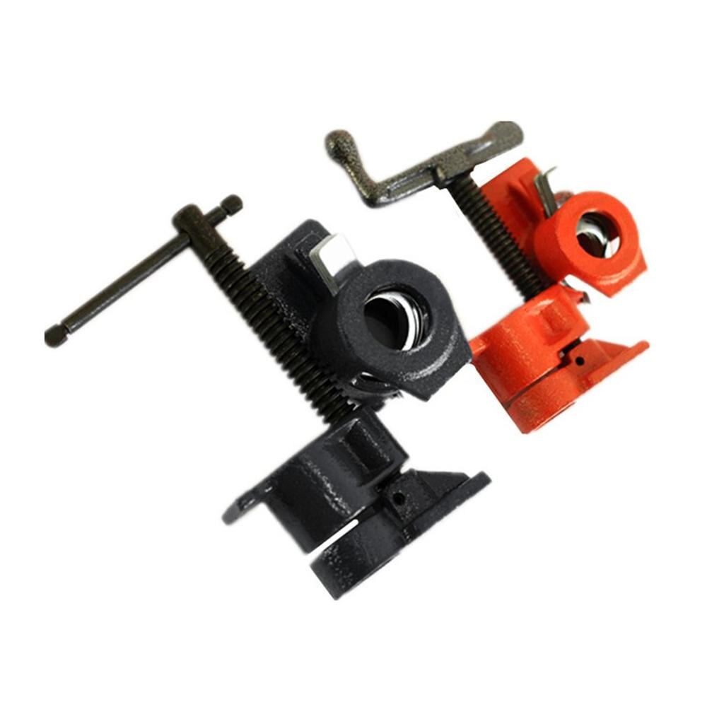 1/2 Inch 3/4 Inch Pipe Clamp Wood Working Spreader Clip Kit Quick Ratchet Release Clamp Speed Squeeze Work Bar Clamp Hand Tool