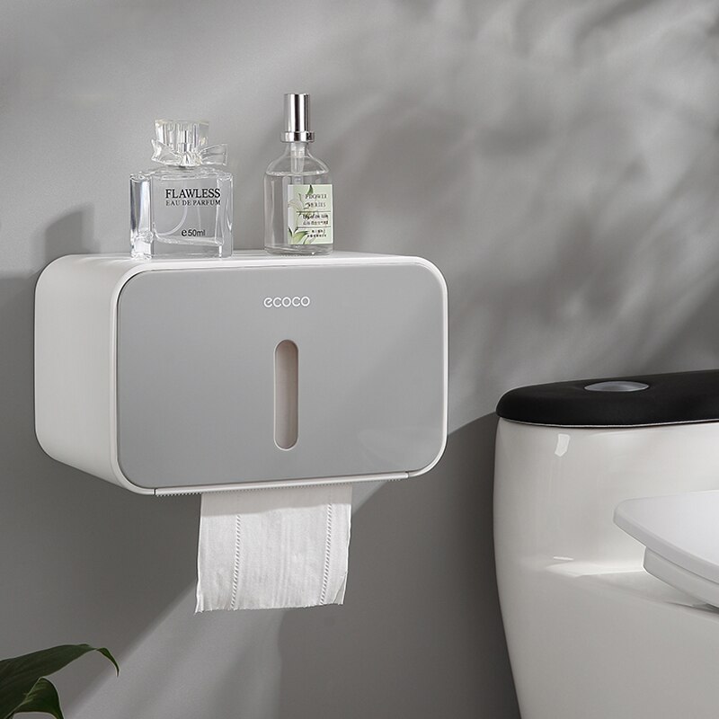 Badkamer Toiletrolhouder Waterdicht Voor Toiletpapier Handdoekhouder Opbergdoos Toiletrolhouder Badkamer Accessoires