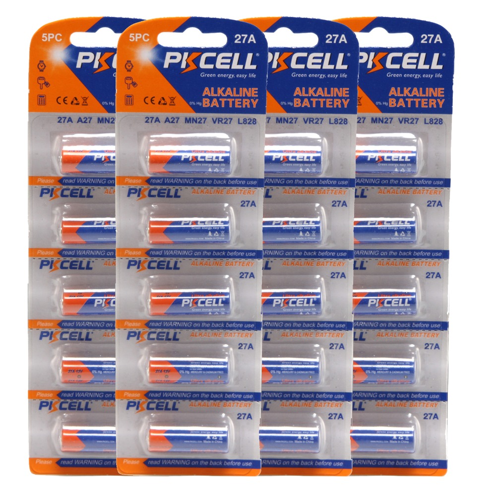 5 pcs/1 pack Pkcell 27A/MN27/GP27A/L828/A27 12 V B... – Grandado