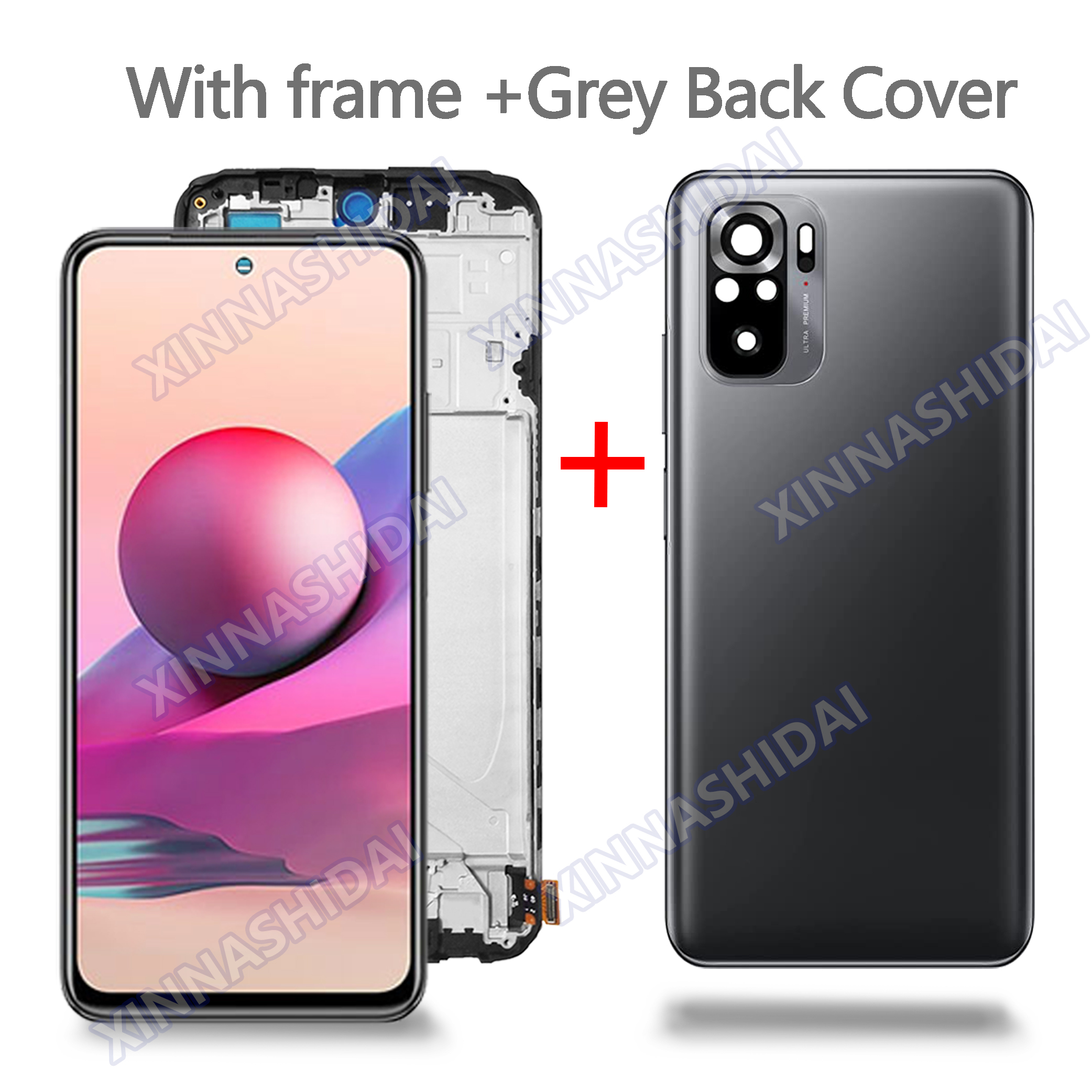 LCD For Xiaomi Redmi Note 10S LCD Display Touch Screen Digitizer Assembly Note 10S M2101K7BG M2101K7BI M2101K7BNY M2101K7BL: VIOLET