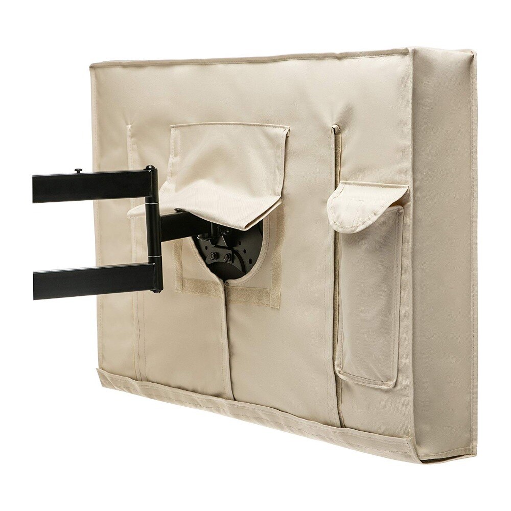Cubierta a prueba de intemperie para TV, resistente al agua y polvo, protector ideal en exterior, jardín, patio, 32 ", 36", 40 ", 46", 50 ", 55", 60 "y 65"