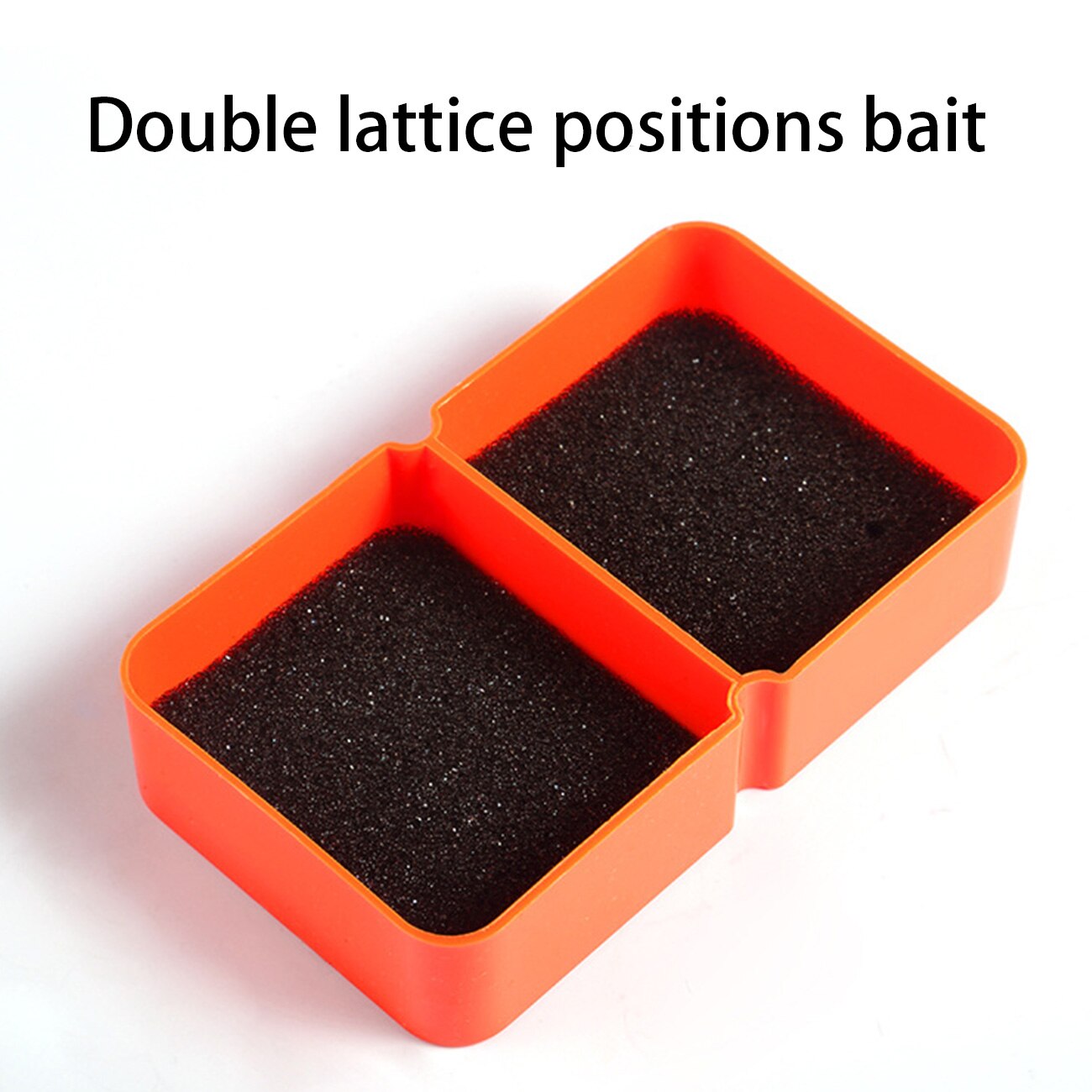1Pcs Live Bait Storage Box Containers 2 Compartments Worm Lure Plastic Box Fly Bass Tilapia Carp Fishing Tackle