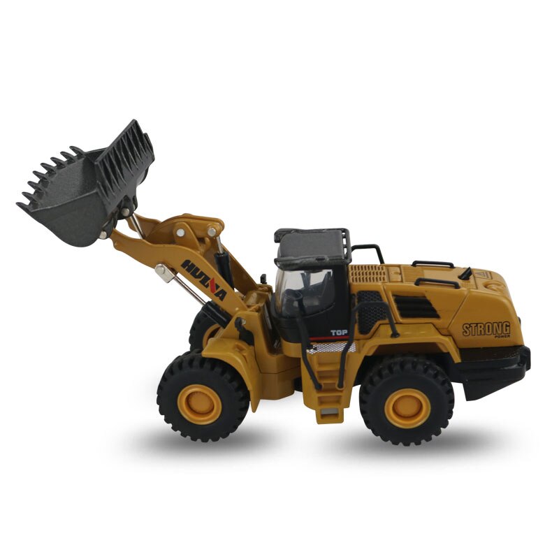 Huina Model 1:60 Scale Alloy Excavator Dump Truck Wheel Loader Engineering Vehicle Diecast Toy Christmas Year