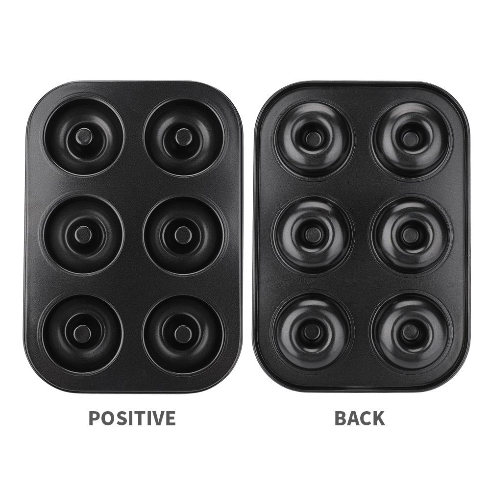 Carbon Steel Kitchen Sugarcraft Donut Baking Tray Fondant Molds Practical Eco-Friendly Cake Bakeware Convenient Tableware