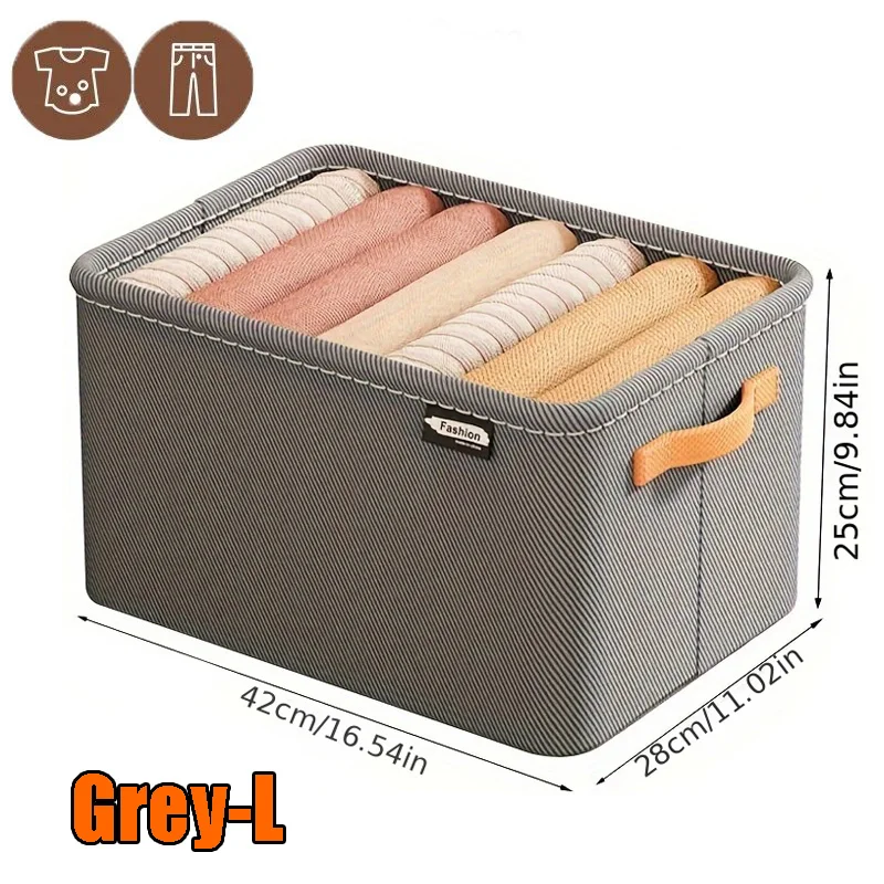 Clothes Organizer Storage Box Items Clothes Pants Sweater Storage Cabinets Drawers Jeans Wardrobe Organizer for Underwea: Pink