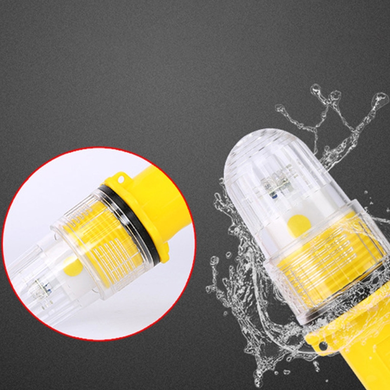 Luz LED de pesca subacuática, lámpara intermitente impermeable que funciona con luz automática.