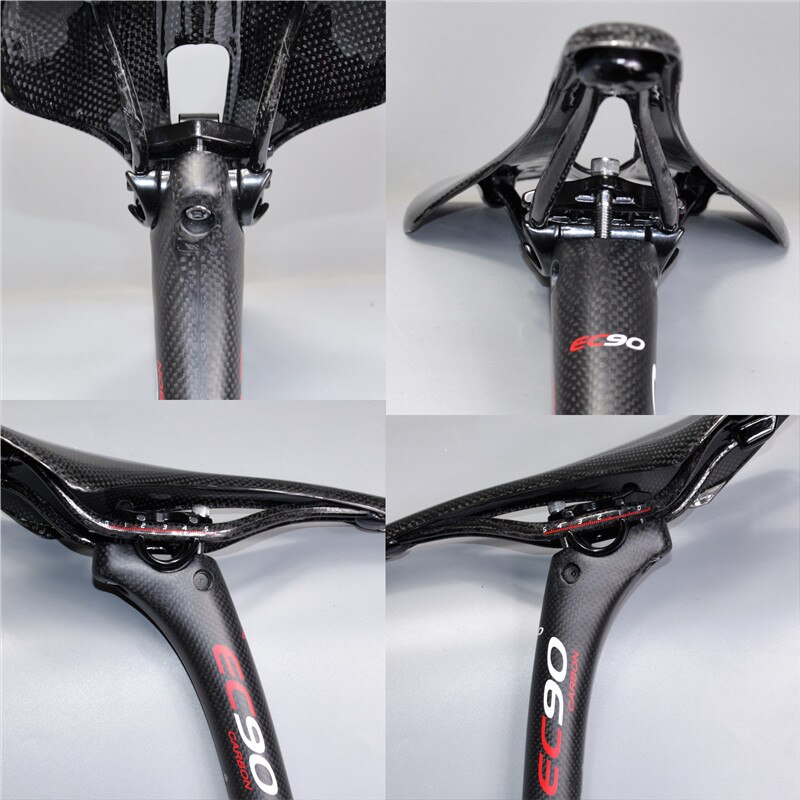 EC90 plein carbone vtt vélo tige de selle tube route vélo tige de selle VTT tige de selle 27.2 30.8 31.6-350/400MM