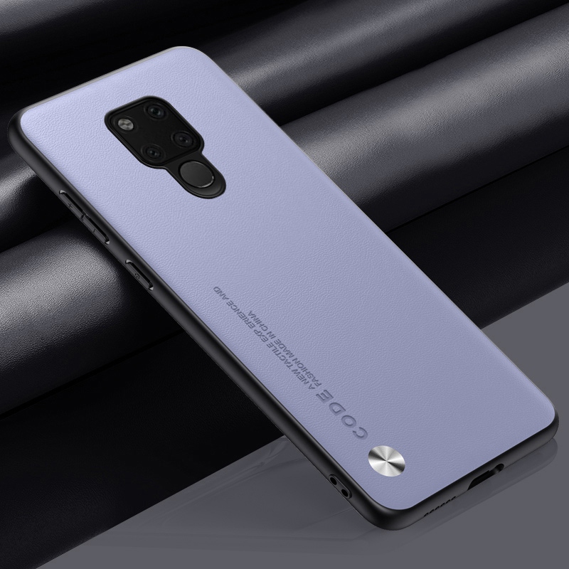 Luxury PU Leather Case For Huawei Mate 20 Pro 20X Cover Silicone Protection Phone Case For Huawei Mate 20 X 20Pro Mate20 Coque: aluminum / Orange