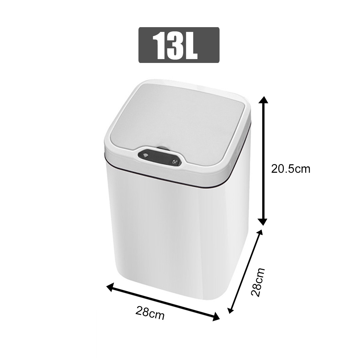 Battery Charging Household Intelligent Automatic Touchless Smart Infrared Sensor Waste Bin Kitchen Trash Can Garbage Bins