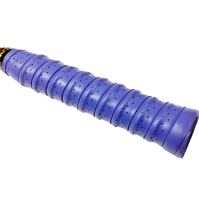 FANGCAN-empuñadura de quilla para raquetas de tenis, agarre de película adhesiva para raqueta de bádminton, FCLG-02 normal, 6 colores disponibles, 1 unidad: PURPLE