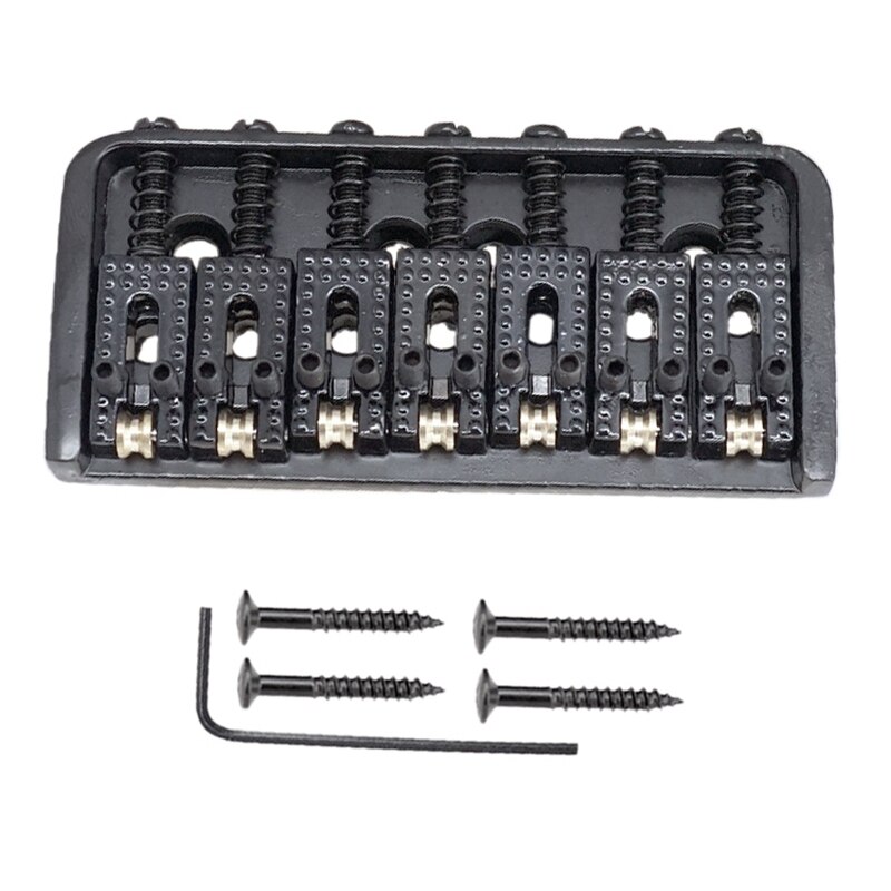 7 String Electric Guitar Ball String Code Bridge Pull String 7 String Roller Bridge Fixed Bridge Pull String Black: Default Title