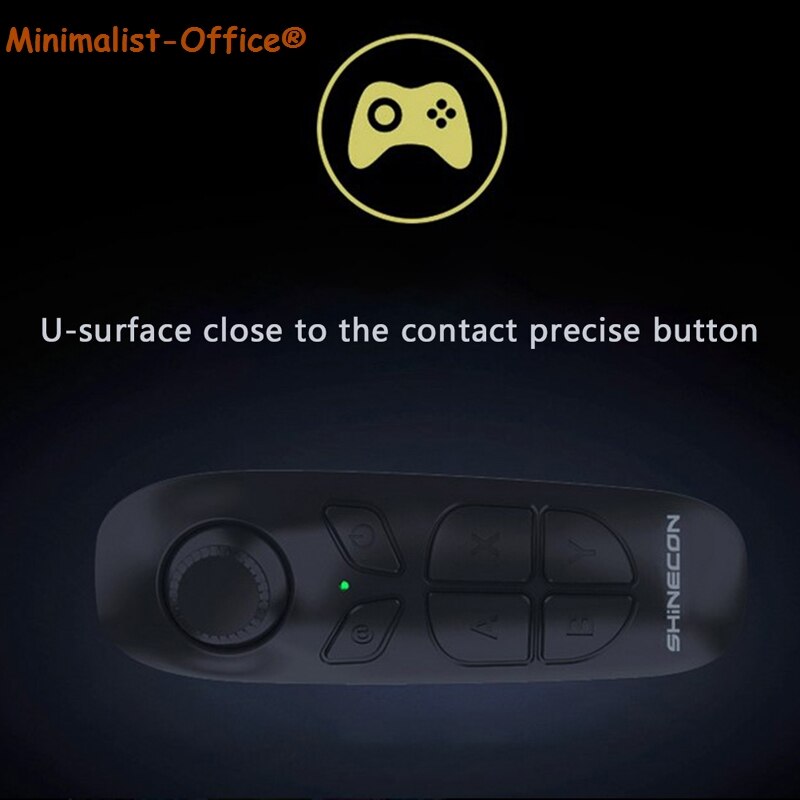 VR Shinecon Gaming Joystick Gamepad Controller Bluetooth Wireless Remote Controller For VR Glasses Smart Phone Android Mini