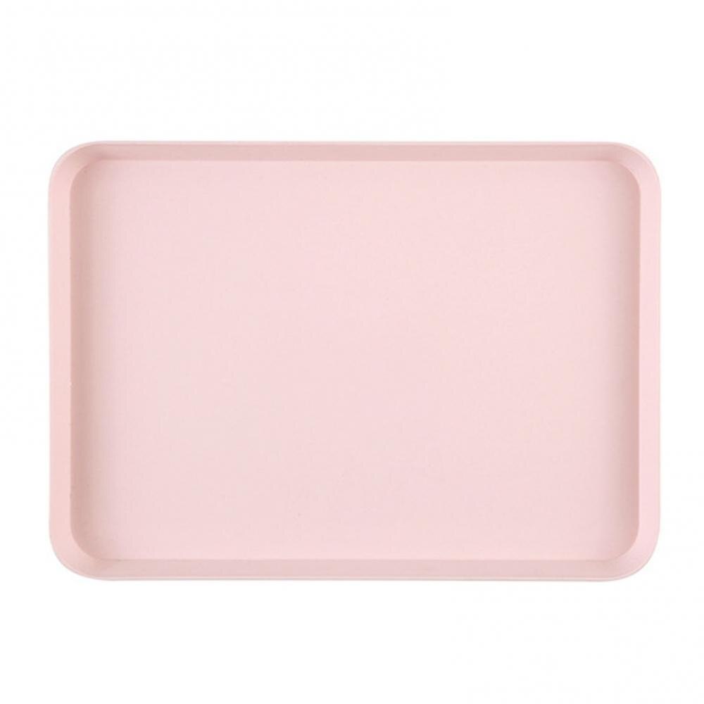 Bandeja Rectangular de plástico para almacenamiento de fruta, suministros de cocina, sencillo, nórdico