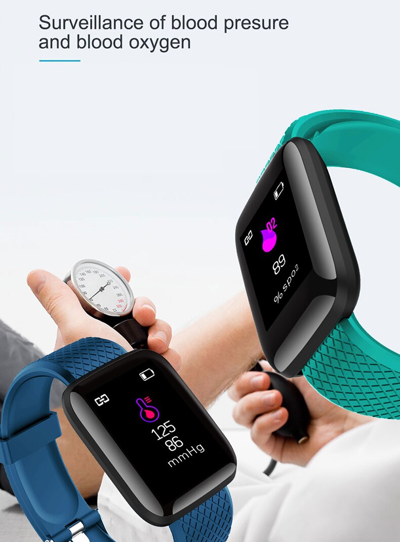 Multi-dial smartwatch ipx 67 waterdicht sporthorloge voor android ios met hartslagmeter, bloeddrukfuncties, smartwatch voor dames