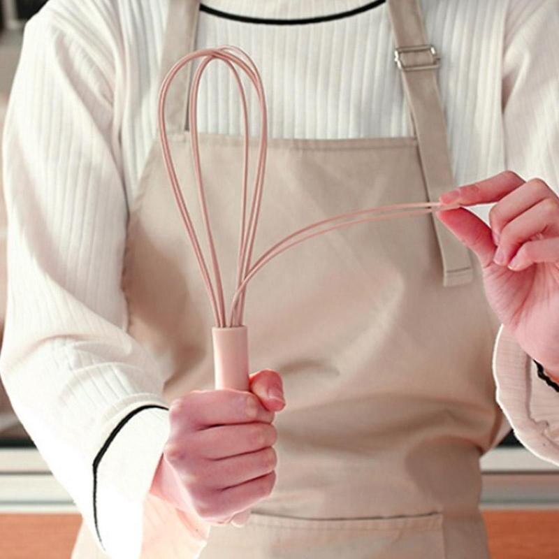 Multifunctional Rotary Manual Egg Beater Mixer Mini Bake Tools Kitchen Egg Silicone Agitator Tool Egg Whisk Eco-Friendly Pl P3L6