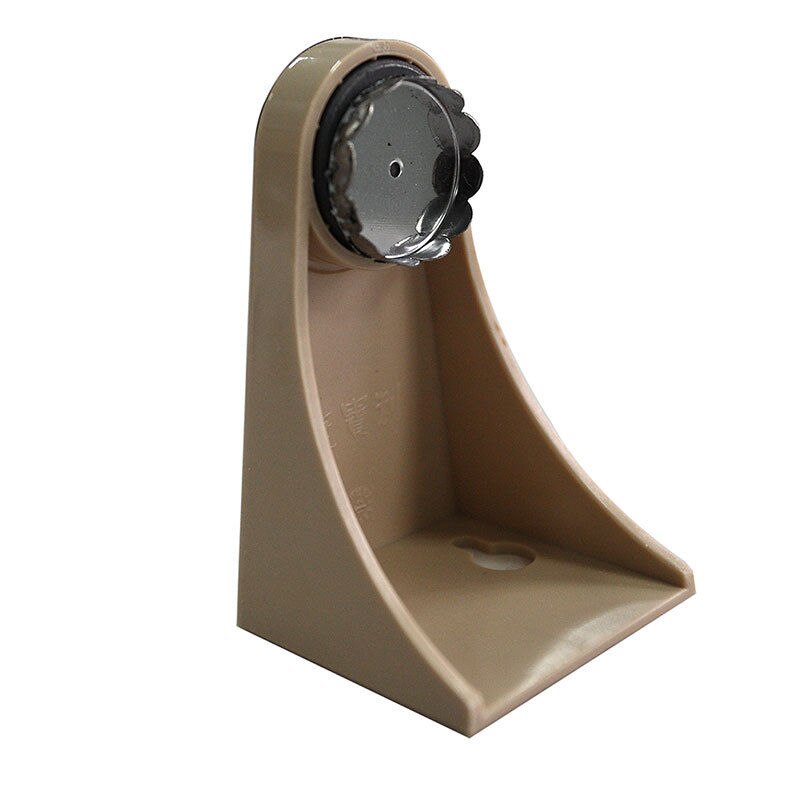 Magnetisk sæbeholder beholder dispenser vægmonteret sæbeholder til badeværelse produkt brusebad opbevaringssæbe: Brun