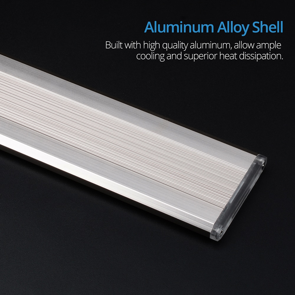 NICREW-éclairage Ultra mince ADP Led pour Aquarium 7500K, lampe pour Aquarium Chihiros en alliage d'aluminium, lampe pour Aquarium