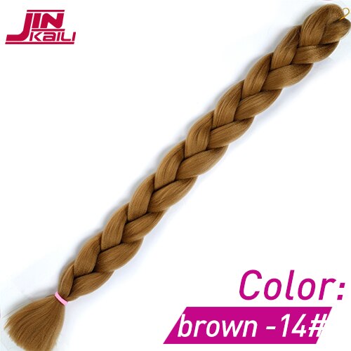 165g Synthetic Braiding Hair Single Ombre Color Glowing For Hair Synthetic Hair Extension Twist Jumbo: P1B/30