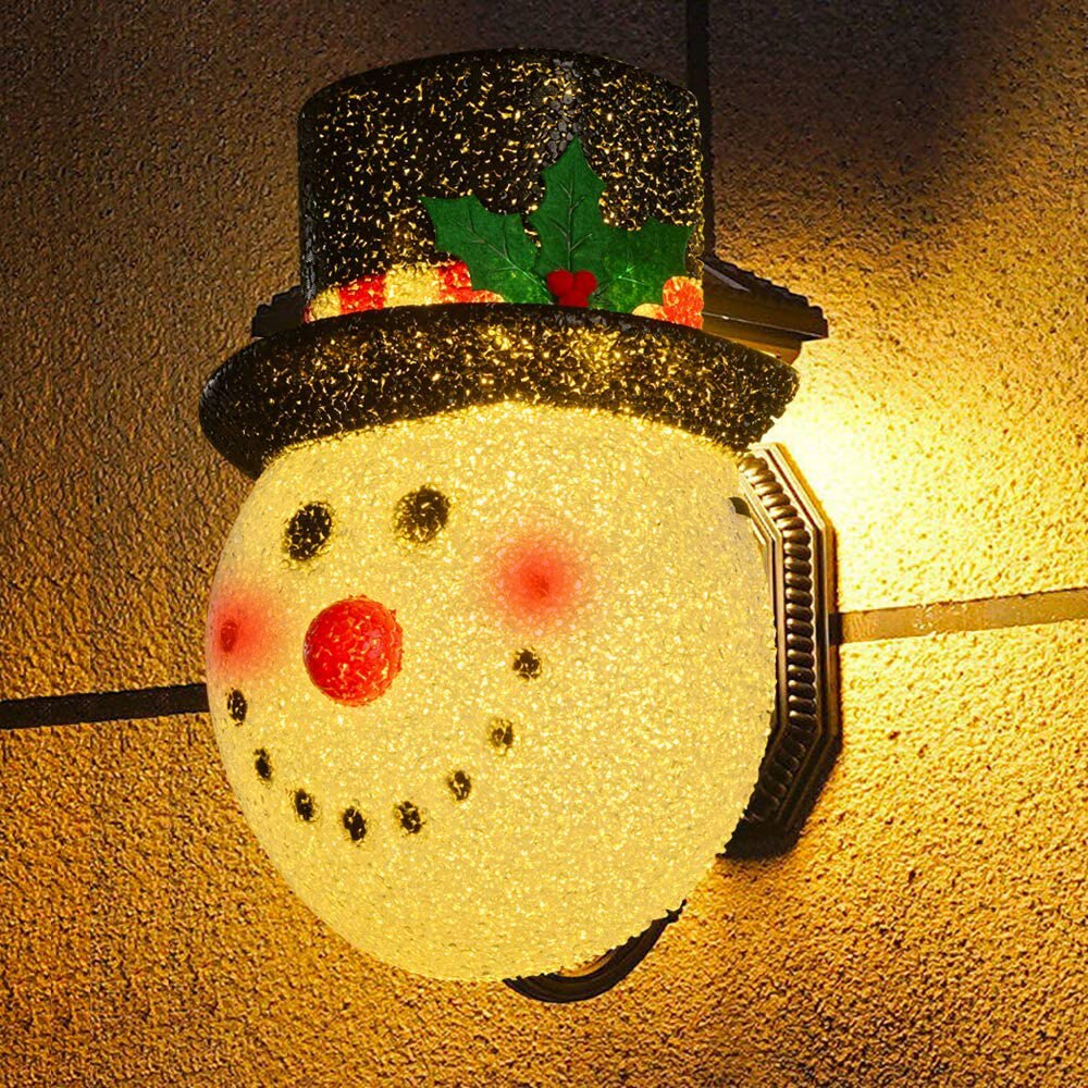 Applique murale de noël en forme de bonhomme de neige, modèle 2022, abat-jour en forme de pingouin, luminaire décoratif d&#39;intérieur