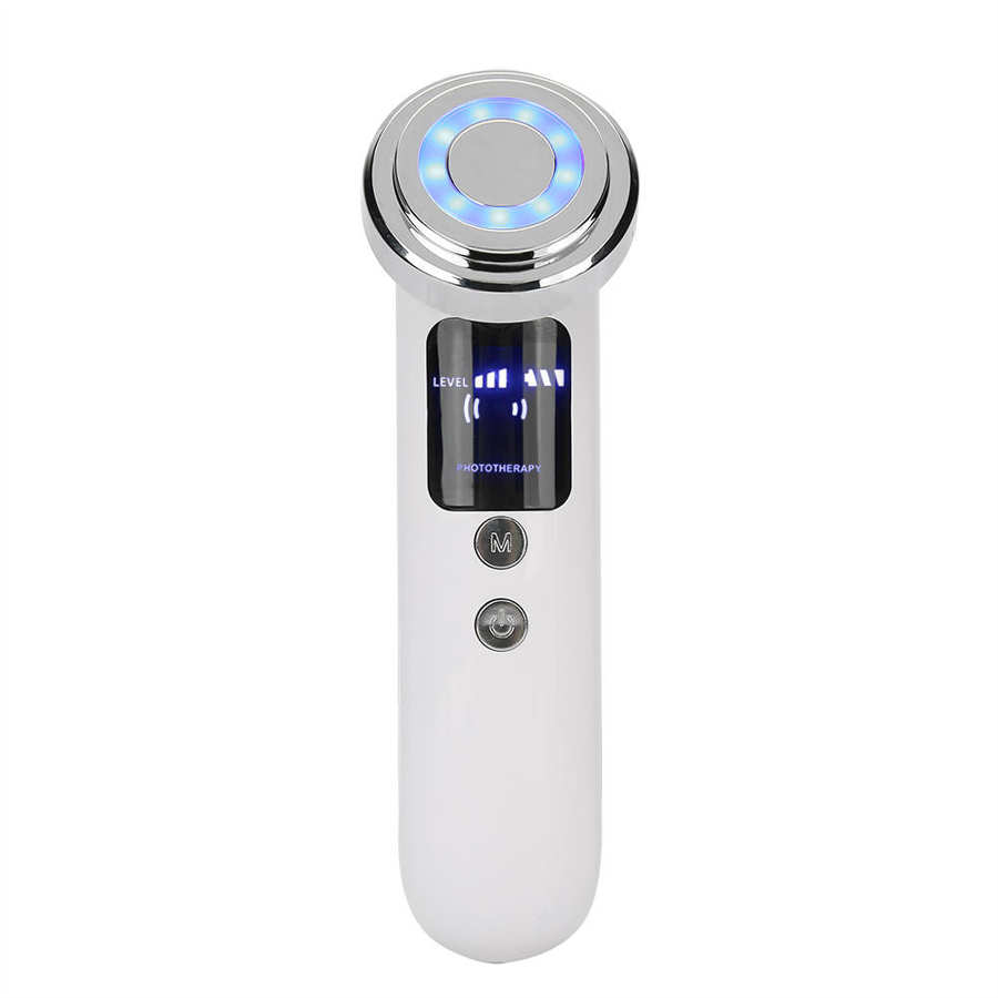 LED Photon Light Therapy Machine RF Microcurrent Face Cleaning Rejuvenation Skin Tender Instrument