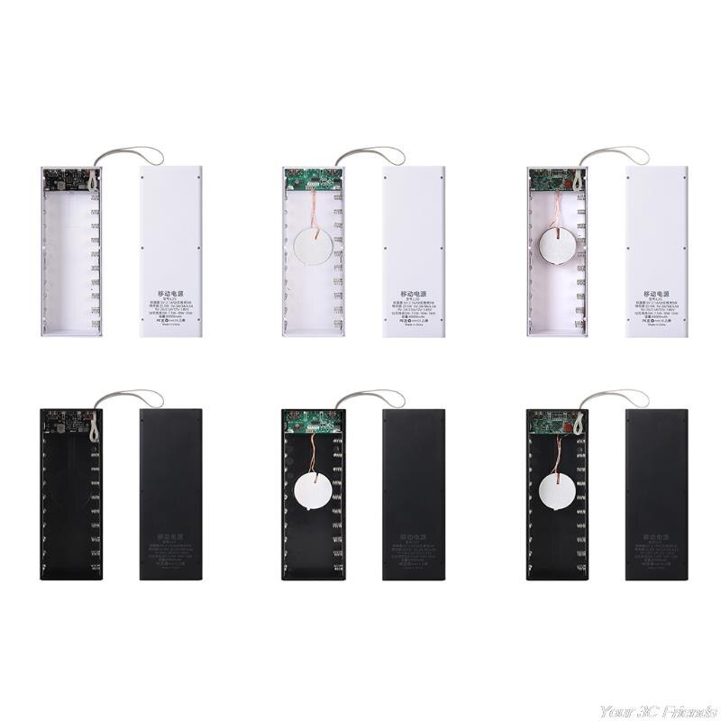 Portable External Box Detachable 22.5W QC3.0 PD LCD DIY 20x18650 Battery Case Power Bank Shell Powerbank O19 21