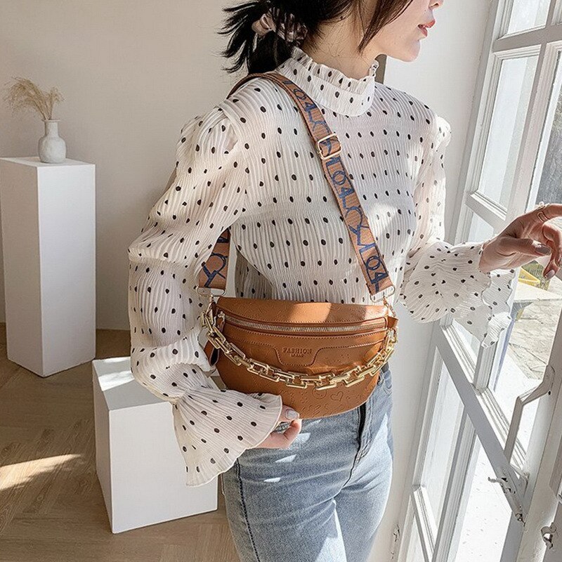 Retro Taille Tas Pu Lederen Fanny Pack Schoudertas Dames Alligator Patroon Taille Verpakking Vrouwen Riem Tas Multifunctionele Borst Zak