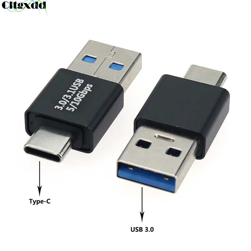 Cltgxdd 1Pcs Type-C Usb C Male Naar USB3.0 Mannelijke Plug Adapter Kabel Opladen Data Sync Usb 3.1 type C Converter
