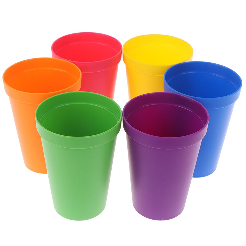 6 Kleur/Set Stapelen Cups Bijpassende Game Educatief Kleur Sorteren Speelgoed