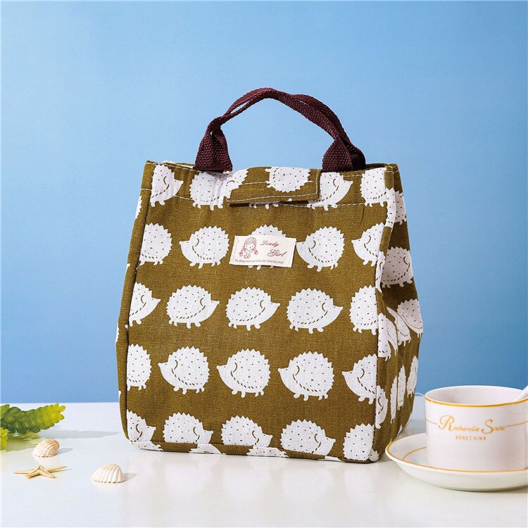 Bolsa térmica isolada para almoço, portátil, caixa, crianças, desenho animado, animal, praia, piquenique, feminino, menino, bolsa cooler, bolsa de mão: 15