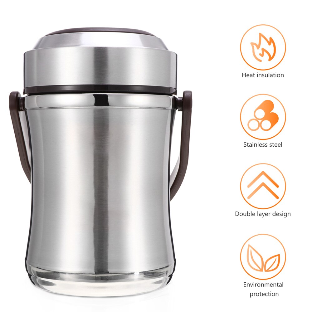 1Pc 1910ml Portable Large Capacity Insulation Food Storage Container